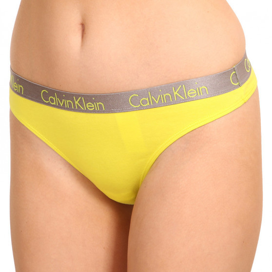 3PACK tanga damă Calvin Klein multicolor (QD3560E-283)