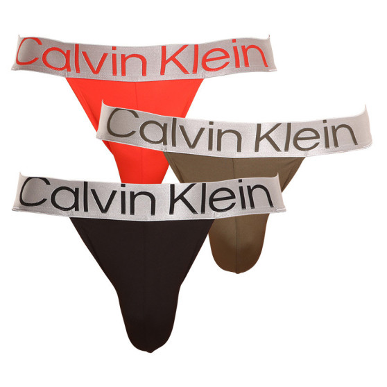 3PACK Jocks bărbați Calvin Klein multicolori (NB3152A-13B)