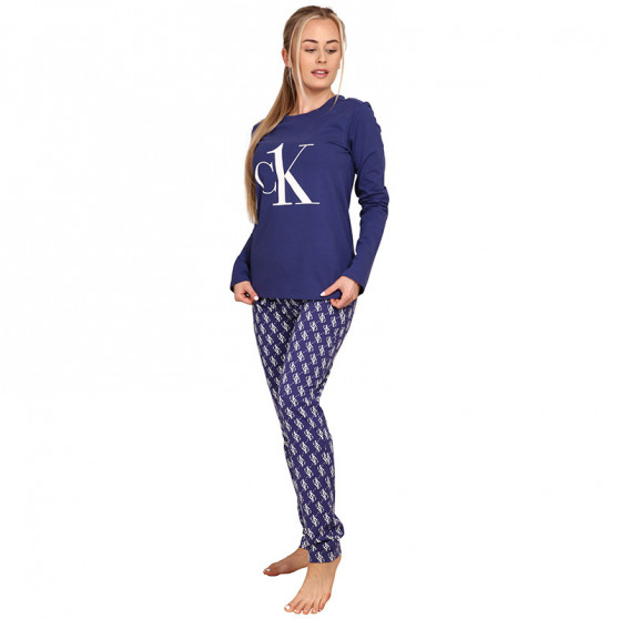 Pijama damă CK ONE albastru (QS6773E-X00)