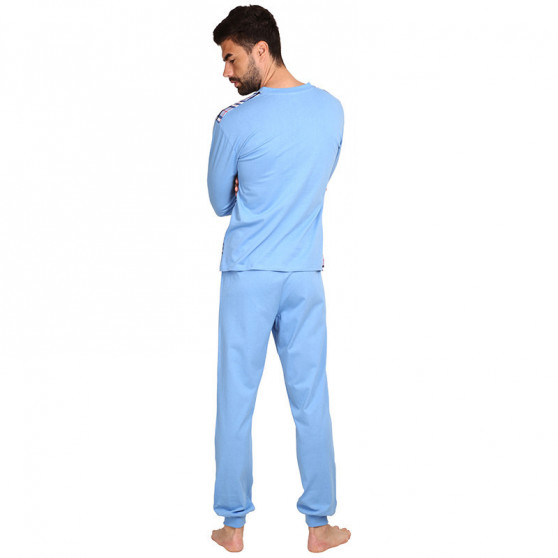 Pijama bărbați Foltýn albastră mărimi mari (FPDN11)