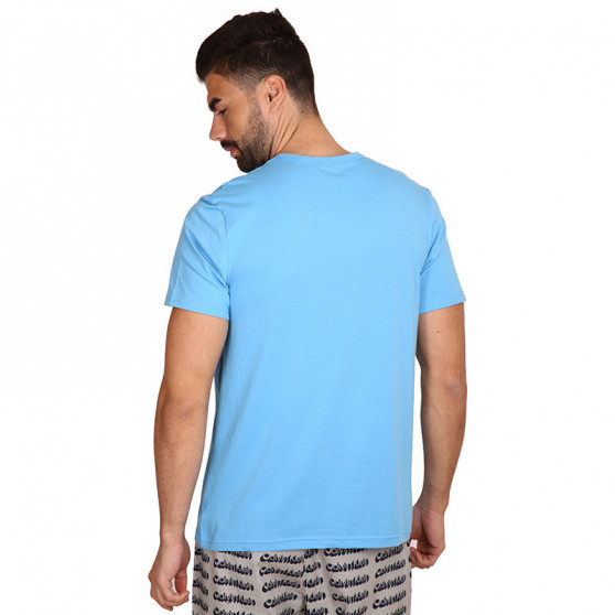 Tricou bărbătesc Calvin Klein albastru (NM2170E-CY0)