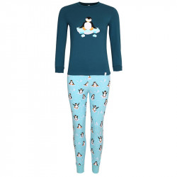 Pijamale vesele pentru copii Dedoles Pinguin pe gheață (D-K-SW-KP-C-C-1450)