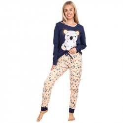 Pijamale vesele damă Dedoles Ursuleț koala fericit (D-W-SW-WP-C-C-1448)
