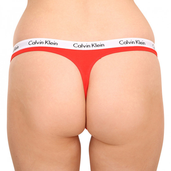 3PACK tanga damă Calvin Klein multicolor (QD3587E-1CX)