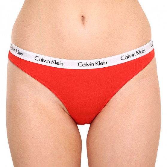 3PACK chiloți damă Calvin Klein multicolori (QD3588E-1CX)