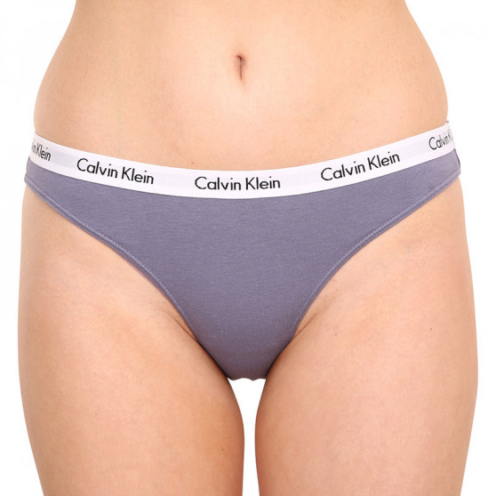 3PACK chiloți damă Calvin Klein multicolori (QD3588E-1CX)