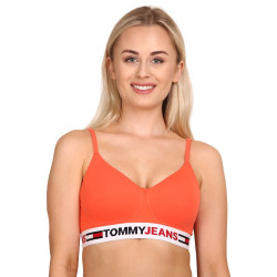 Sutien pentru femei Tommy Hilfiger căptușit portocaliu (UW0UW03499 XMV)