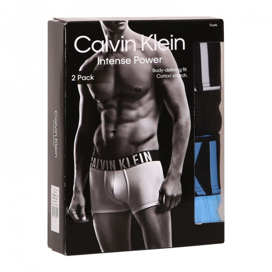 2PACK boxeri bărbați Calvin Klein multicolori (NB2602A-1SR)