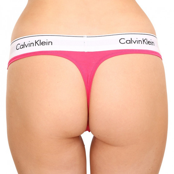Tanga damă Calvin Klein roz (F3786E-VGY)