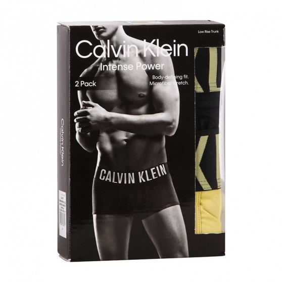 2PACK boxeri bărbați Calvin Klein multicolori (NB2599A-1QJ)