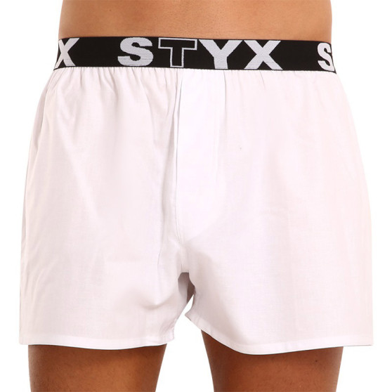 Chiloți bărbați Styx elastic sport alb (B1061)