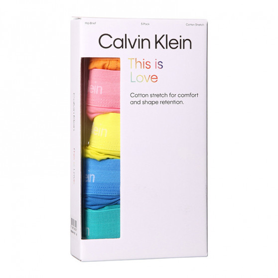 5PACK slipuri bărbați Calvin Klein multicolore (NB2040A-1DE)