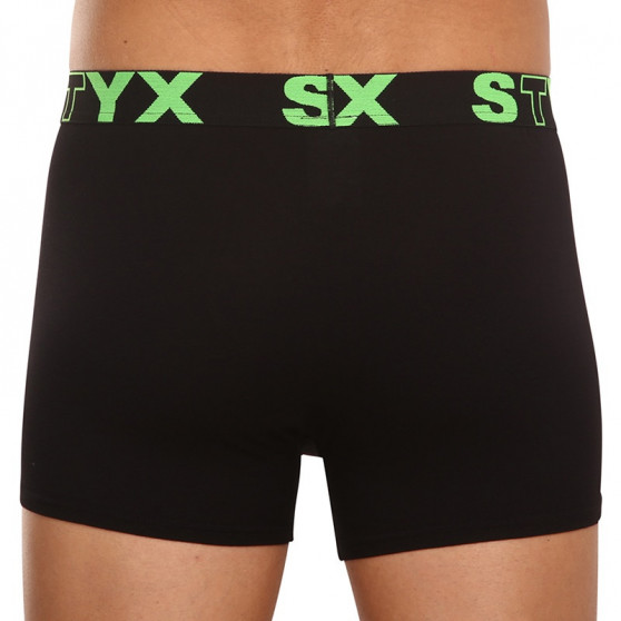 Boxeri bărbați Styx elastic sport negru (G962)