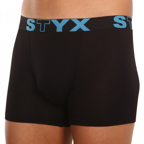 Boxeri bărbați Styx long elastic sport negru (U961)