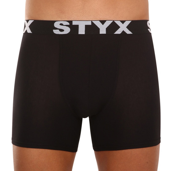 Boxeri bărbați Styx long elastic sport negru (U960)