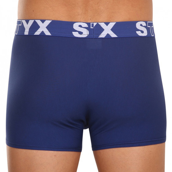 Boxeri bărbați Styx elastic sport albastru închis (G968)