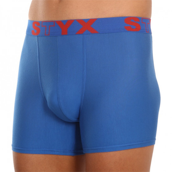 Boxeri bărbați Styx long elastic sport albastru (U967)