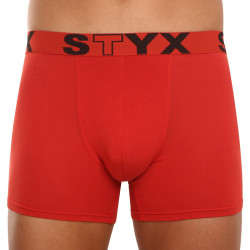 Boxeri bărbați Styx long elastic sport roșii (U1064)