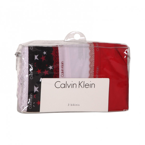 3PACK chiloți damă Calvin Klein multicolori (QD3804E-W4Z)