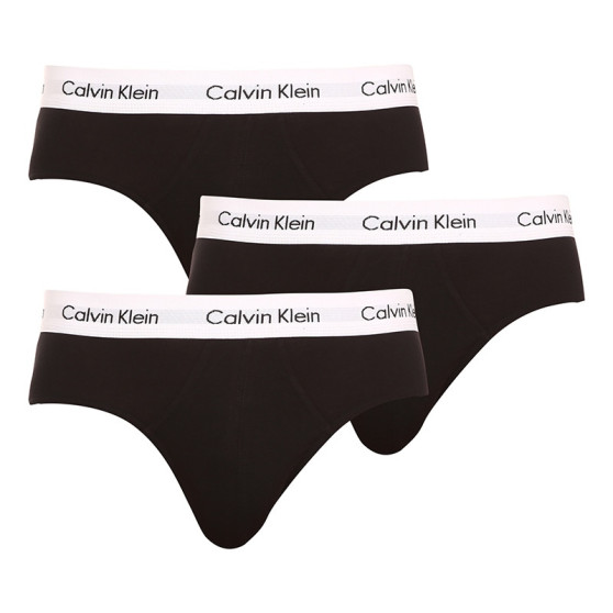 3PACK slipuri bărbați Calvin Klein negre (U2661G-001)