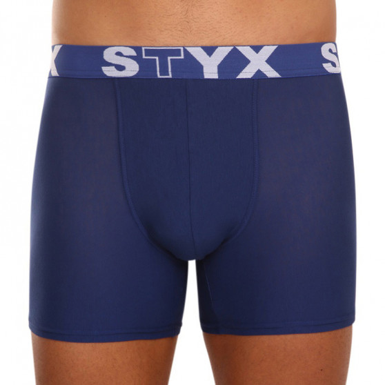 3PACK boxeri bărbați Styx long elastic sport albastru (U9676869)