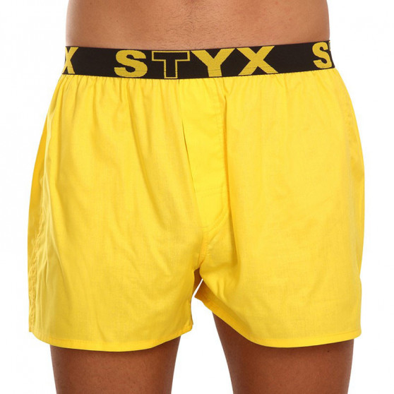 5PACK Boxeri largi bărbați Styx elastic sport multicolor (B96769646869)