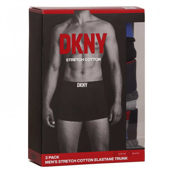 3PACK boxeri bărbați DKNY Hinton multicolori (U5_6660_DKY_3PKB)