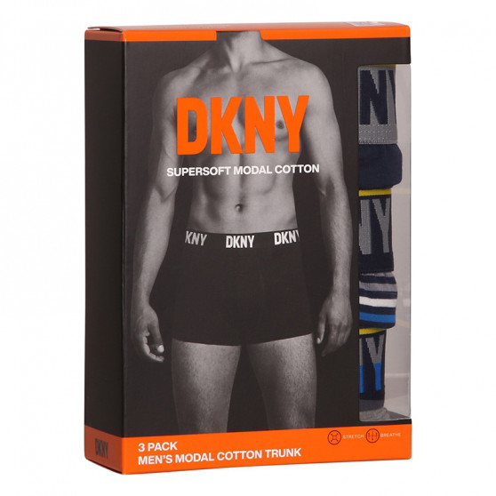 3PACK boxeri bărbați DKNY Grafton multicolori (U5_6661_DKY_3PKA)
