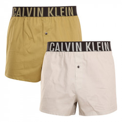 2PACK boxeri lungi bărbați Calvin Klein multicolori (NB2637A-6MU)
