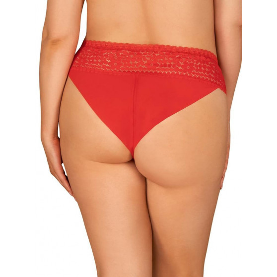 Chiloți pentru femei Obsessive supradimensionat roșii (Blossmina panties)