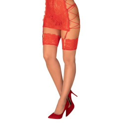 Ciorapi pentru femei Obsessive bej (Rediosa stockings)