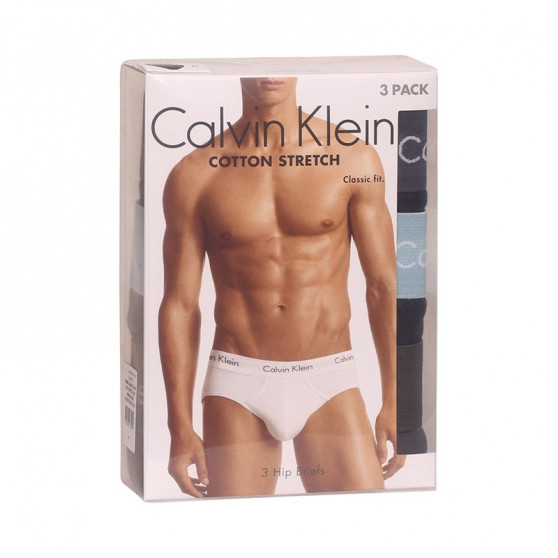 3PACK slipuri bărbați Calvin Klein multicolore (U2661G-6EW)