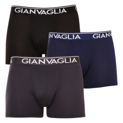 3PACK boxeri bărbați Gianvaglia multicolori (GVG-5505)