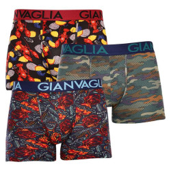 3PACK boxeri bărbați Gianvaglia multicolori (GVG-5506)