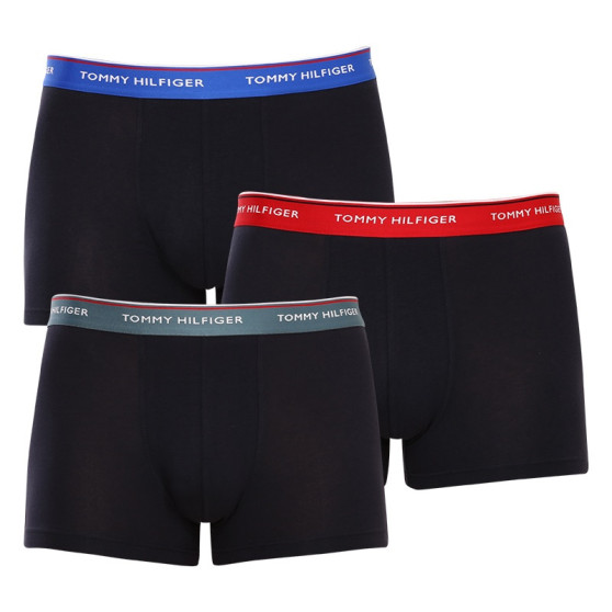 3PACK boxeri bărbați Tommy Hilfiger albastru închis (UM0UM01642 0SN)