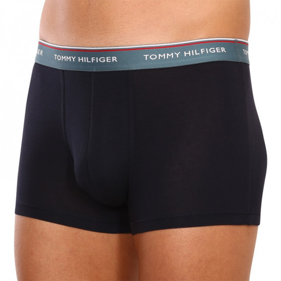 3PACK boxeri bărbați Tommy Hilfiger albastru închis (UM0UM01642 0SN)