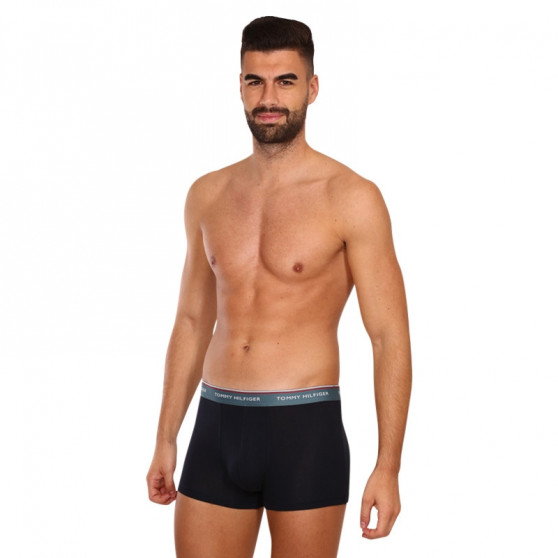 3PACK boxeri bărbați Tommy Hilfiger albastru închis (UM0UM01642 0SN)