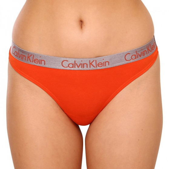 3PACK tanga damă Calvin Klein multicolor (QD3560E-6S2)