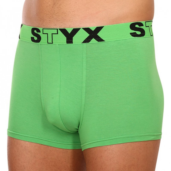 Boxeri bărbați Styx elastic sport verde (G1069)