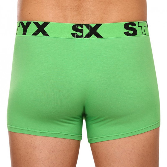 Boxeri bărbați Styx elastic sport verde (G1069)