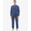 Pijama bărbați Gino albastră (79129)