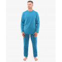 Pijama bărbați Gino albastru petrol (79129)