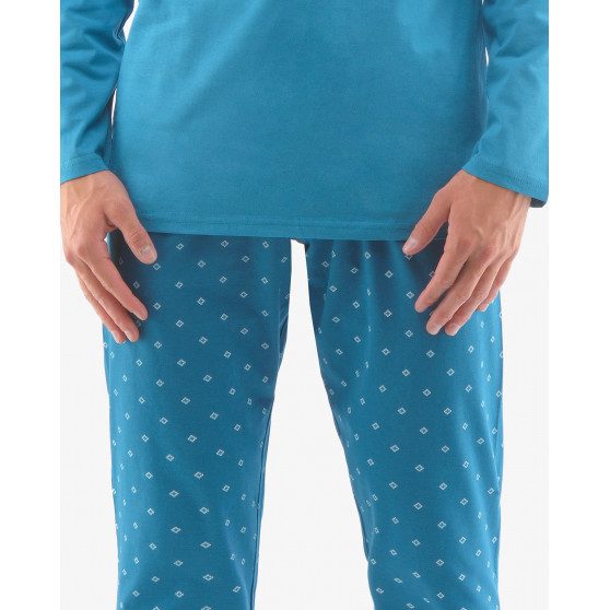 Pijama bărbați Gino albastru petrol (79129)