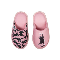 Papuci de casă veseli pentru copii Dedoles Pisicuțe roz (D-K-F-KS-C-T-079)