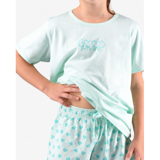 Pijama fetițe Gina albastră (29008-LYMMMZ)