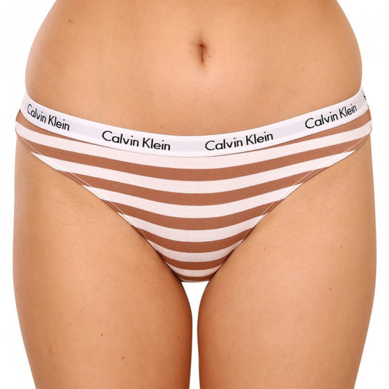 3PACK chiloți damă Calvin Klein multicolori supradimensional (QD3801E-642)