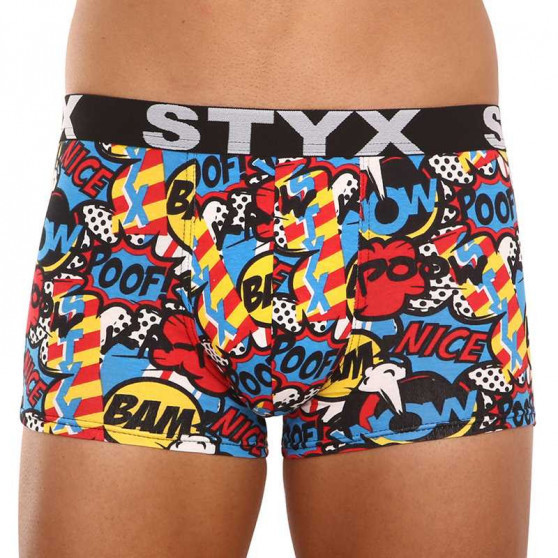 5PACK boxeri bărbați Styx art elastic sport multicolori (G85052535759)