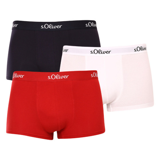 3PACK boxeri bărbați S. Oliver multicolori (JH-34H-21956367)
