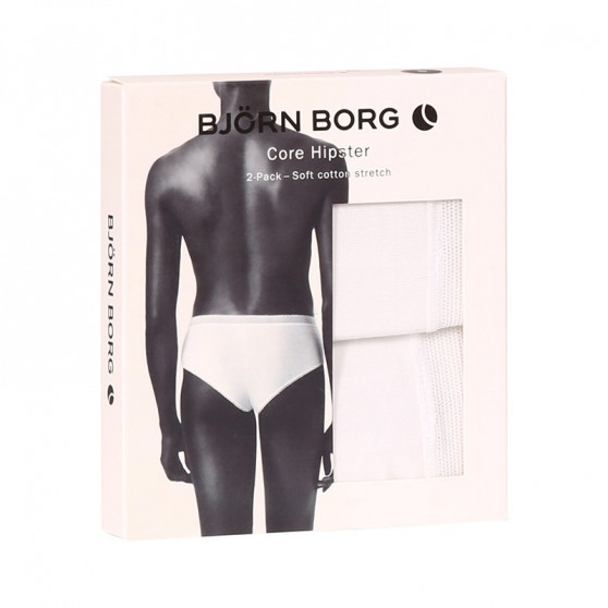 2PACK chiloți damă Bjorn Borg albi (10000001-MP002)