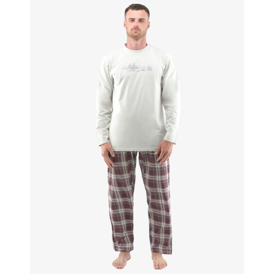Pijama bărbați Gino multicoloră (79133-LxGDCF)